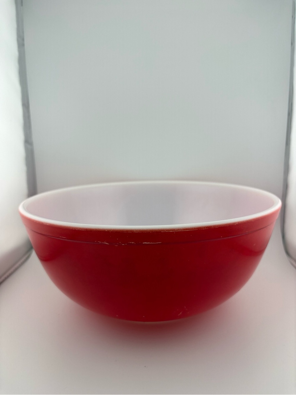 Vintage Pyrex 404 Red Mixing Bowl